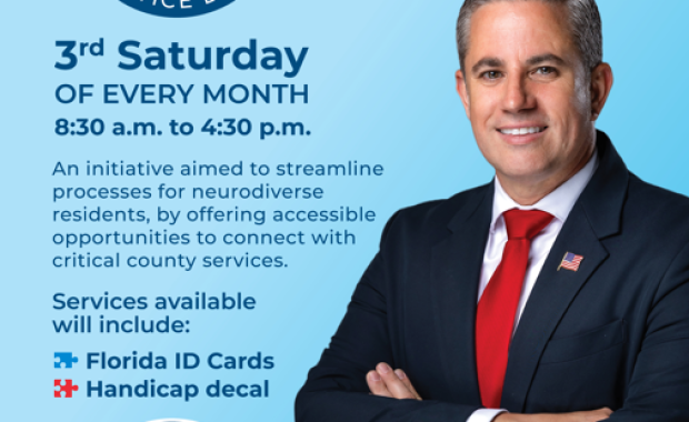 Miami-Dade Tax Collector Dariel Fernandez And Commissioner Raquel Regalado Launch Neuro-Inclusive Service Program Day