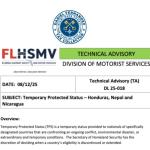 Statement from Miami-Dade County Tax Collector Dariel Fernandez on TPS Continuation and Resumption of Driver License Services for Honduran, Nicaraguan, and Venezuelan Nationals