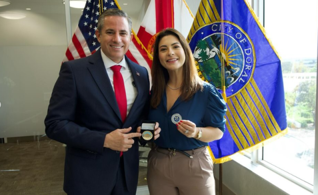 Tax Collector Dariel Fernandez Meets with City of Doral Mayor Christi Fraga to Explore Streamlined Services for Miami-Dade Residents