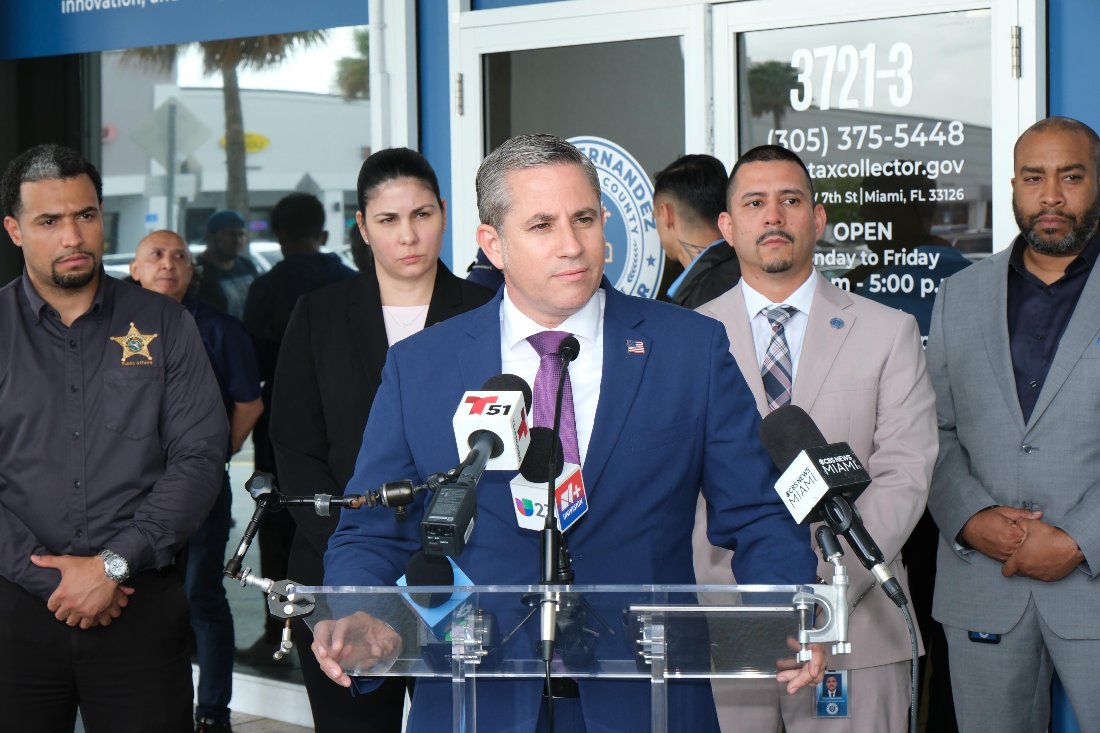 Statement From Miami-Dade County Tax Collector Dariel Fernandez On Arrest In Ongoing Investigation