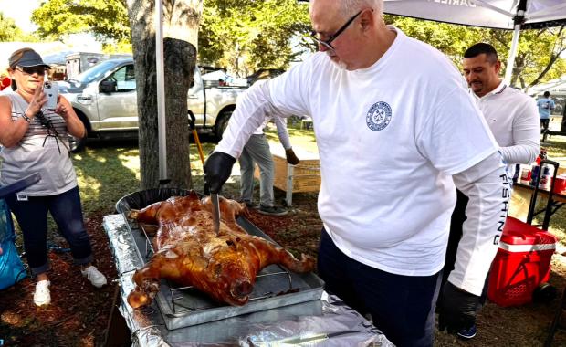 Tax Collector Dariel Fernandez Participates in the 4th Annual Pig Roast Bowl Series – Law Enforcement Edition 2025, Benefiting The Love Fund