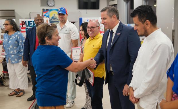 Tax Collector Dariel Fernandez Celebrates Hispanic Heritage Month as Principal for the Day at Coral Gables Adult Education Center