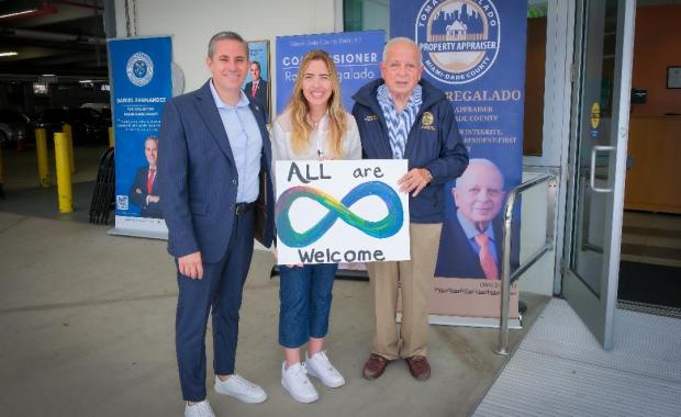 Dozens of families were helped at the Miami-Dade County Tax Collector’s Office during the first day of the Neuro-Inclusive Service Program Day