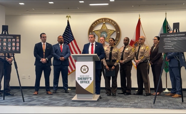Miami-Dade Tax Collector Dariel Fernández Joins Sheriff Rosie Cordero-Stutz at Operation “Credit Bust Out” Announcement Uncovering Organized Crime in Vehicle Transactions