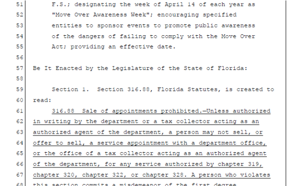 Tax Collector Dariel Fernandez Commends Florida Legislature on Passage of HB 0961 to Combat Appointment Scalping
