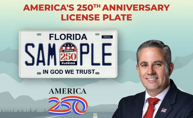 Miami-Dade County Tax Collector Dariel Fernandez Announces Availability of New America 250 License Plate