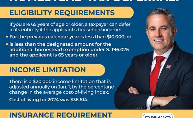 Did You Know You May Defer a Portion or All of Your Homestead Property Taxes?