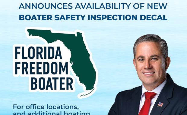Miami-Dade County Tax Collector Dariel Fernandez Announces Availability of New Florida Freedom Boater Safety Inspection Decal