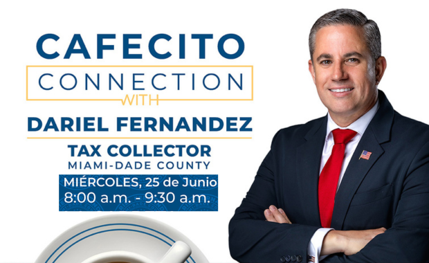 You're Invited to Cafecito Connection with Tax Collector Dariel Fernandez
