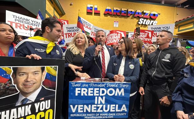 Tax Collector Dariel Fernandez Joined Thousands of Venezuelans Across Miami-Dade in Support of a Free Venezuela