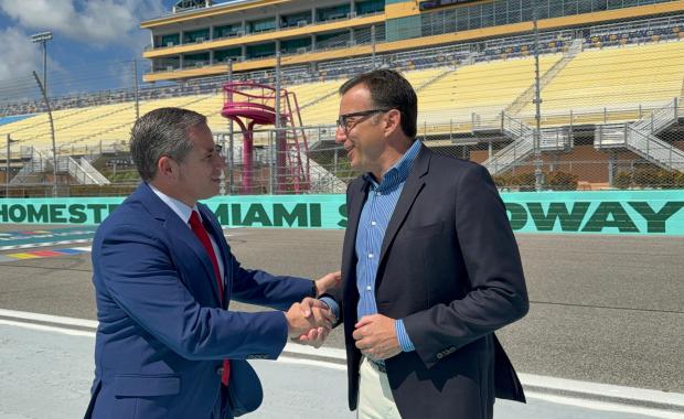 Miami-Dade County Tax Collector Dariel Fernandez Visits Homestead-Miami Speedway Ahead of NASCAR 2026 Championship