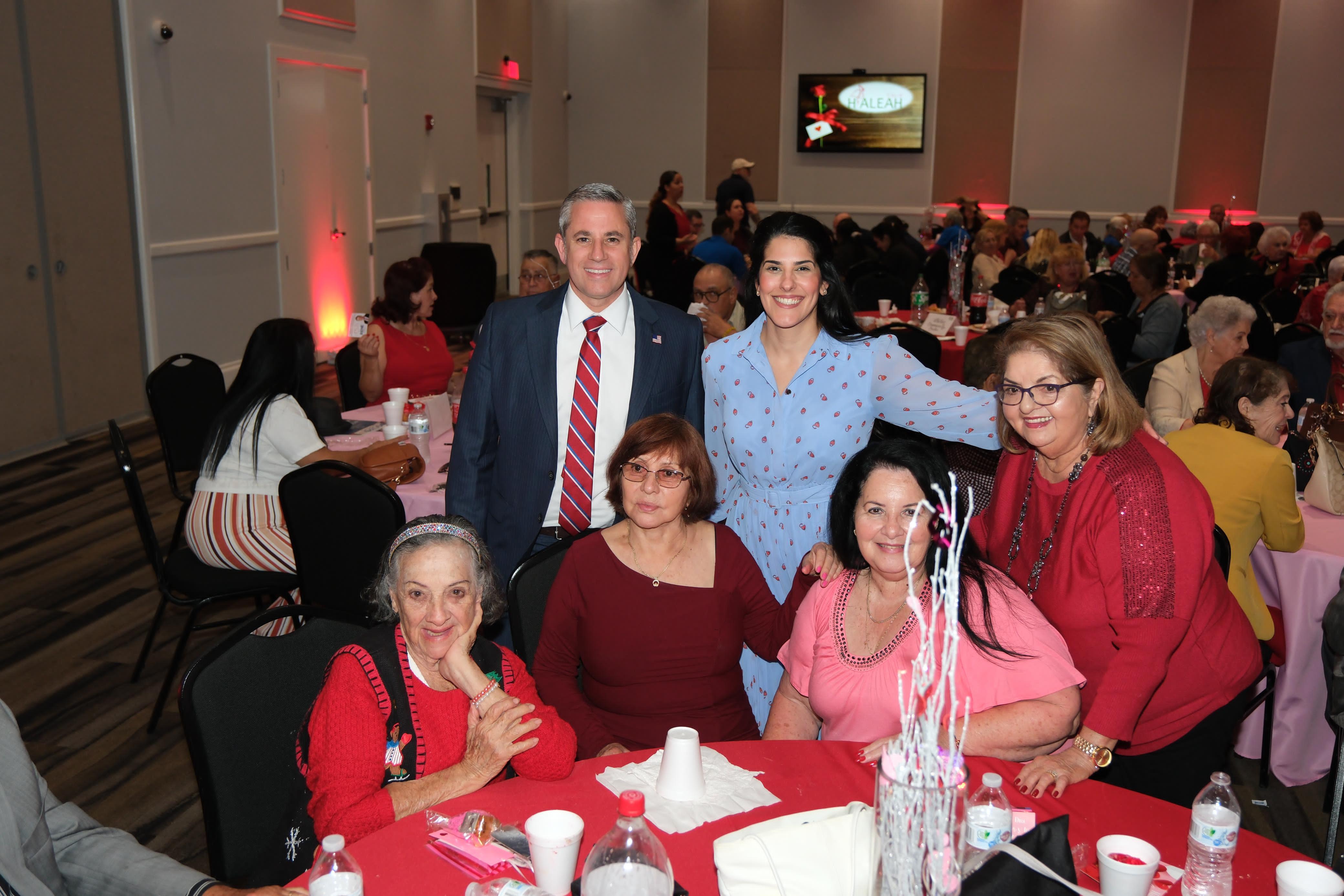 Miami-Dade County Tax Collector Dariel Fernandez Celebrates Valentine’s Day with Seniors in Hialeah