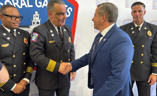 Tax Collector Dariel Fernandez Attends Opening of Coral Gables Fire House #4, Honoring First Responders and Public Safety