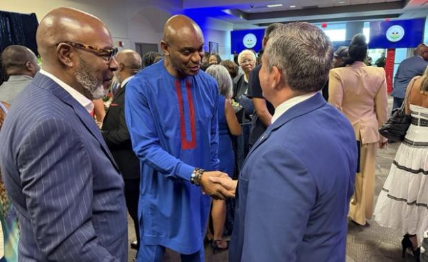 Tax Collector Dariel Fernandez Attends Opening Reception for Future Consulate General of Haiti in Miami