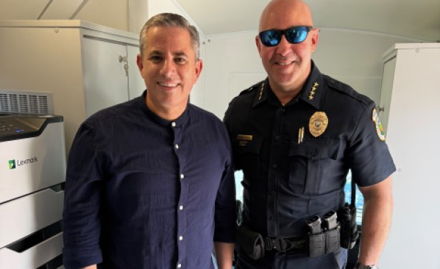 Tax Collector Dariel Fernandez Joins Homestead Police Department's Super Saturday Community Event