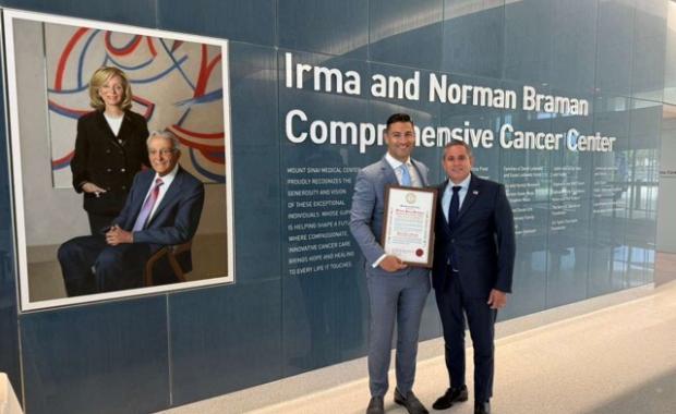 Tax Collector Dariel Fernandez Visits Mount Sinai’s New Braman Comprehensive Cancer Center in Miami Beach