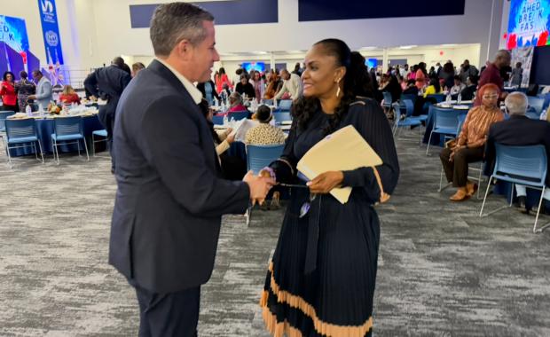 Tax Collector Dariel Fernandez Joins Association of Haitian Educators of Dade (AHED) Breakfast Celebrating 35 Years of Service