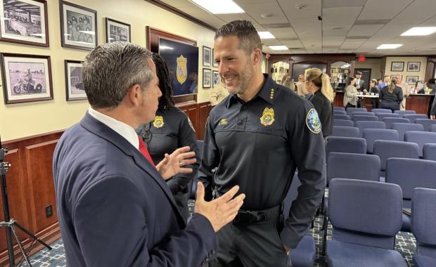 Miami-Dade County Tax Collector Dariel Fernandez Attends Installation Ceremony of the South Florida Police Benevolent Association