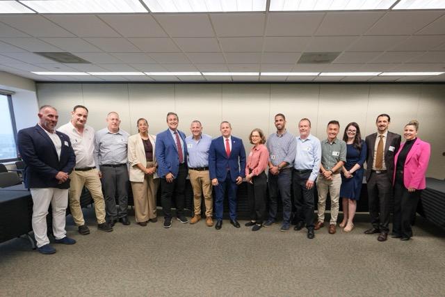 Tax Collector Dariel Fernandez Welcomes Israel Defense College Delegation to Miami-Dade County