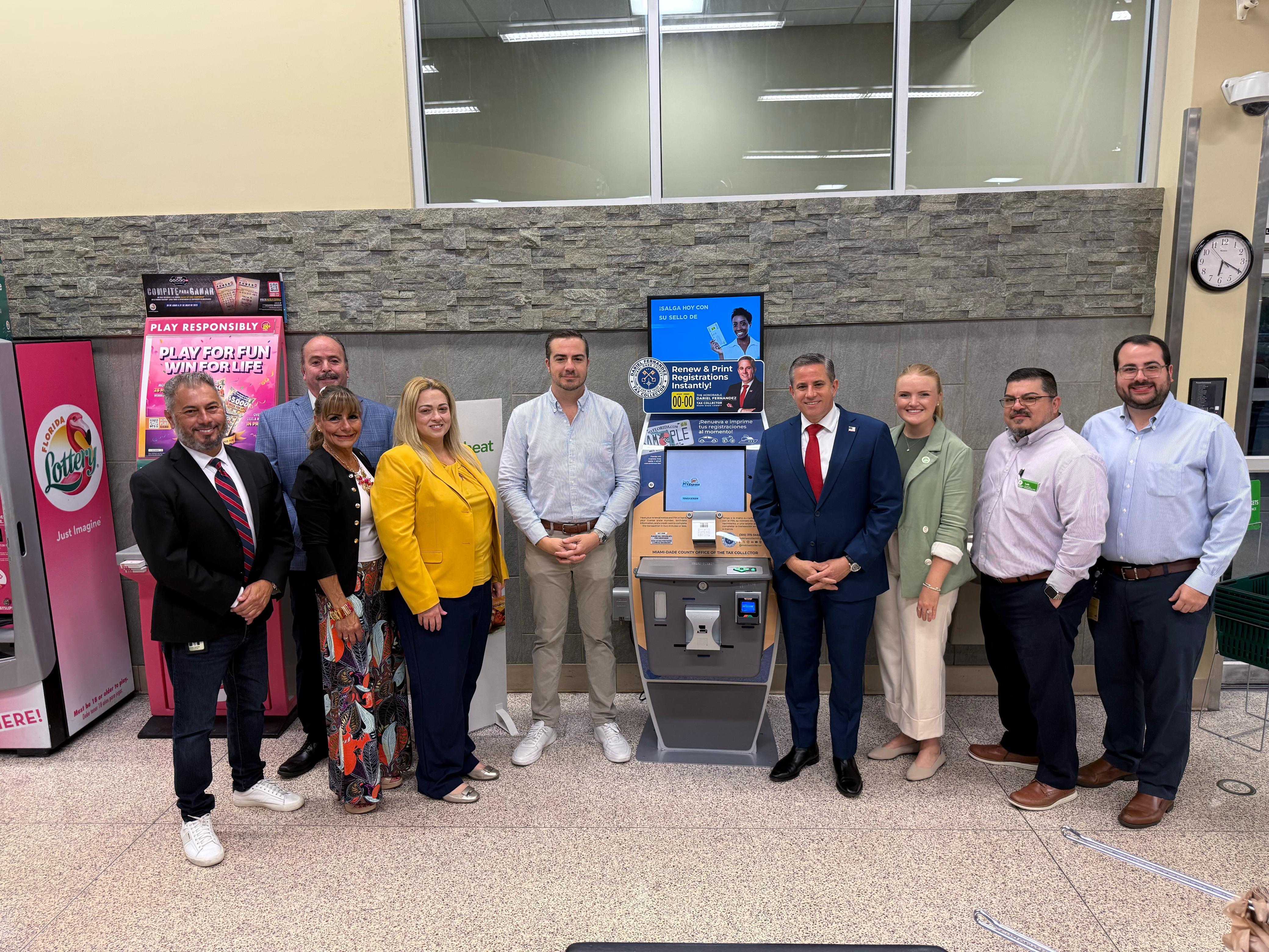 Miami-Dade Tax Collector Officially Unveils Self-Service Kiosks Now Available at Select Publix Locations