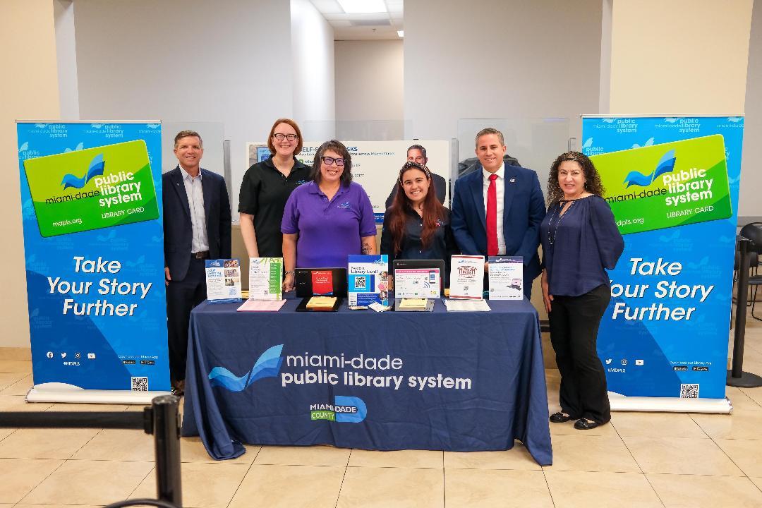 Miami-Dade County Tax Collector’s Office partnering with the Public Library System for National Library Card Sign-Up Month