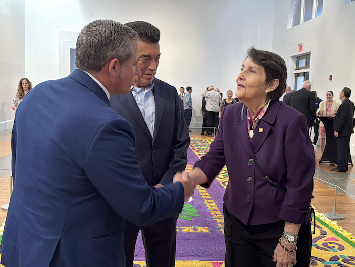 Tax Collector Dariel Fernandez Attends Alfombra de Aserrín Exhibition at Coral Gables Museum Celebrating Culture, Tradition, and Unity