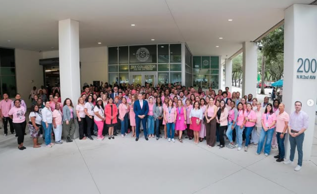 Standing United in Pink: The Tax Collector’s Office Joins the Fight Against Breast Cancer
