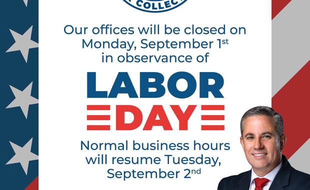 En Conmemoración del Día del Trabajo, Nuestras Oficinas Estarán Cerradas el Lunes, 1 de Septiembre de 2025.